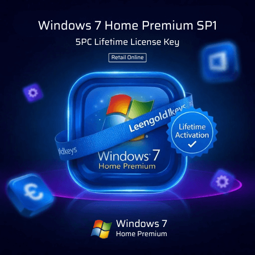 Windows 7 Home Premium License Key 5PC