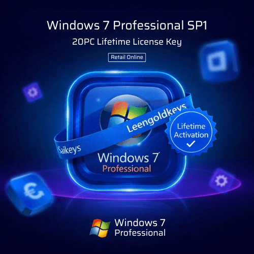 Windows 7 Professional SP1 running on a business computer system