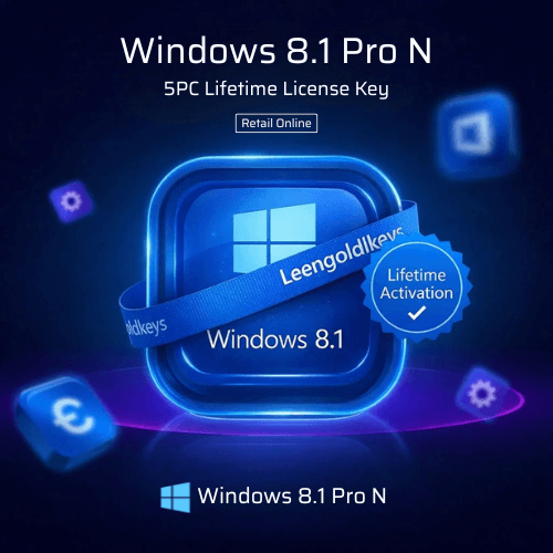 Windows 8.1 Pro N desktop interface on a compatible system