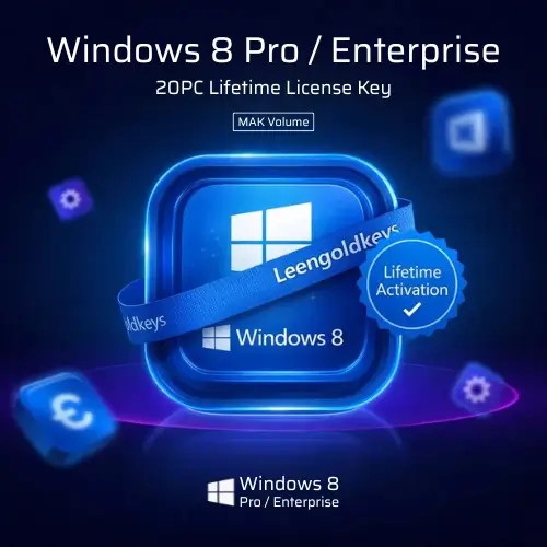 Windows 8 Pro Enterprise installed on multiple business computer systems