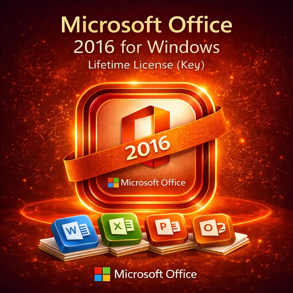 Microsoft Office 2016 for Windows Lifetime License Key (1 PC) Microsoft Office 2016 for Windows Lifetime License Key (1 PC)