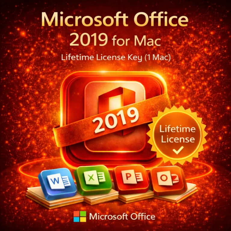 Microsoft Office 2019 for Mac Lifetime License Key (1 Mac)