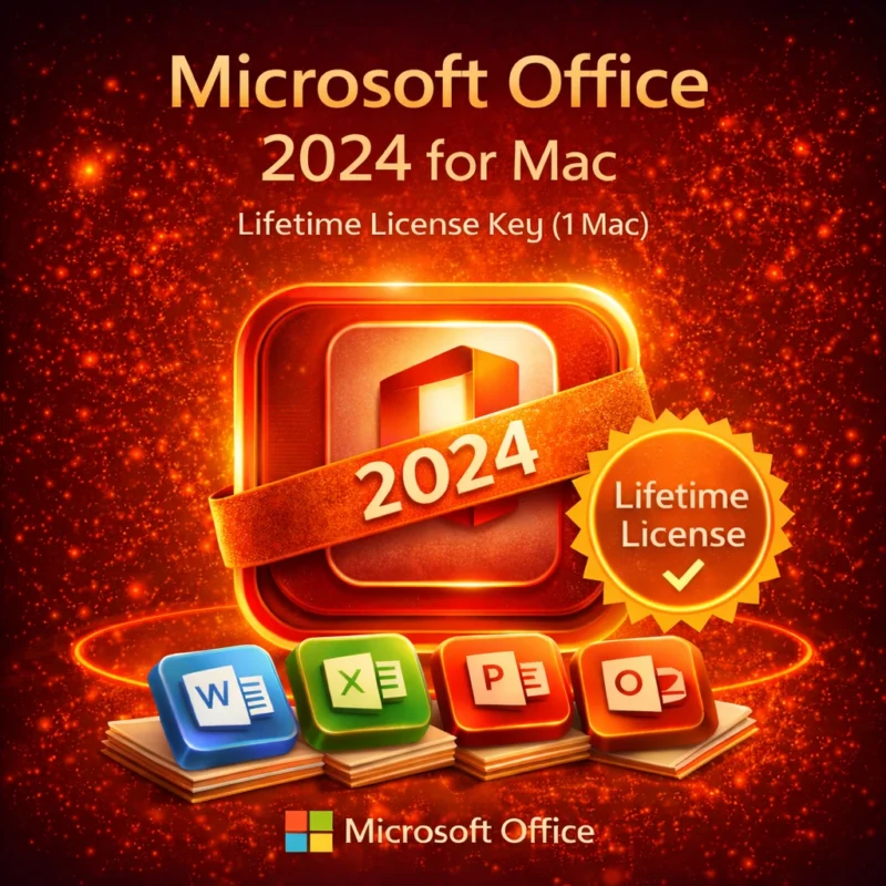 Microsoft Office 2024 for Mac Lifetime License Key