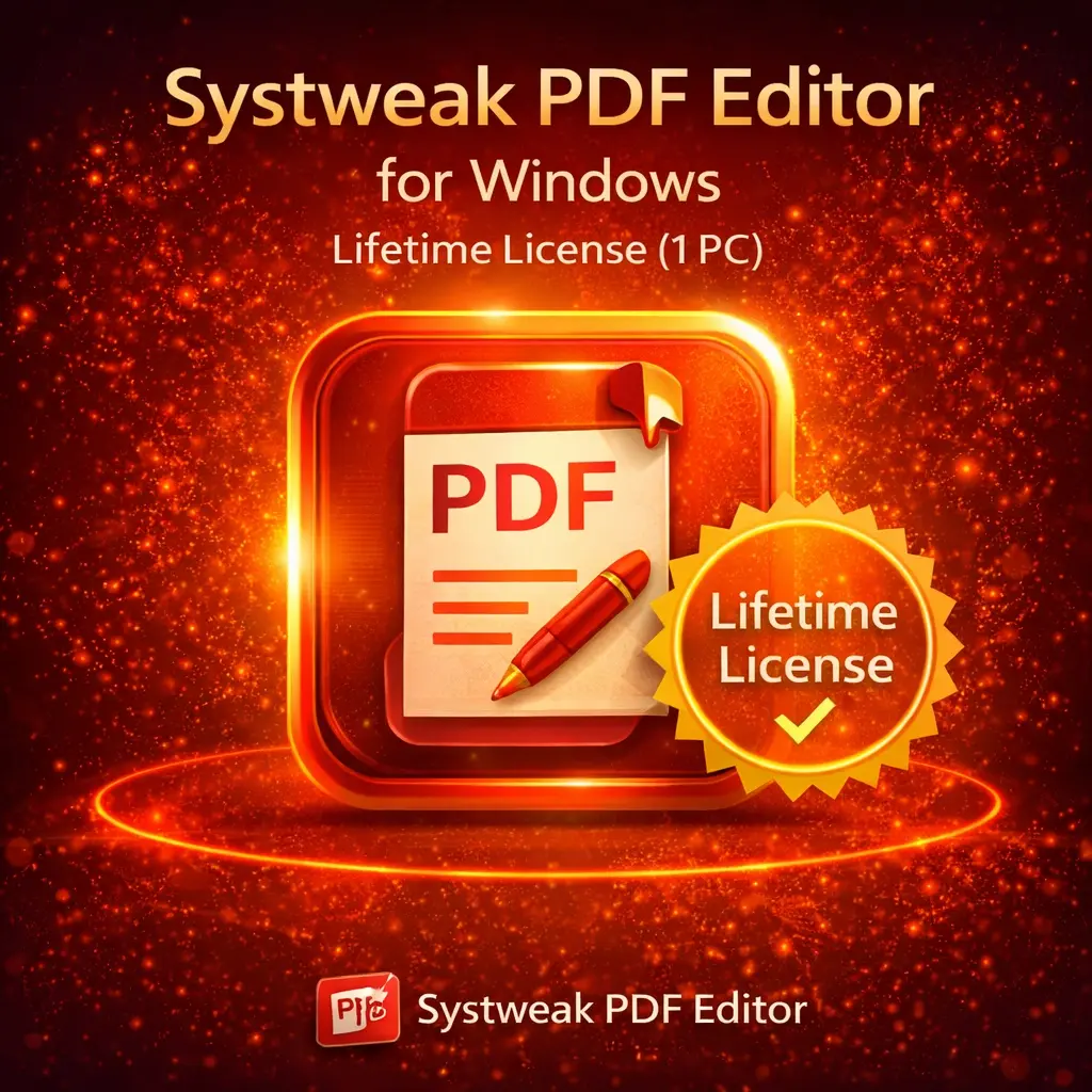 Systweak PDF Editor for Windows – Lifetime License 1 PC Systweak PDF Editor for Windows – Lifetime License (1 PC) - Image 1